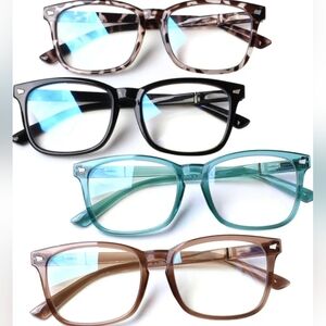 Henotin 1.75 Blue Light Blocking Reading Glasses, Spring Hinge